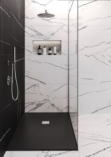 Душевой поддон Starohome Solid 1237470 120x80см чёрный матовый Душевой поддон Starohome Solid 1237470 120x80см чёрный матовый