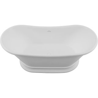 Ванна из искусственного камня Allen Brau Krion 170x75 2.35004.21 Белая матовая без гидромассажа