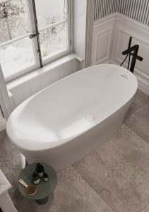 Ванна из искусственного камня Allen Brau Krion Neo 170x80 2.35001.21 без гидромассажа