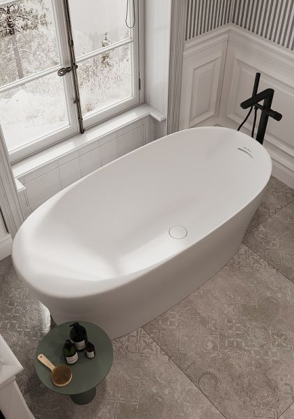 Ванна из искусственного камня Allen Brau Krion Neo XL 180x80 2.35002.21 без гидромассажа