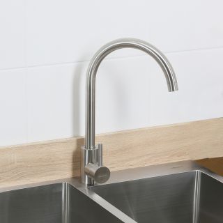 Смеситель для кухни Melana Tondo MELANA-610103 сатин Смеситель для кухни Melana Tondo MELANA-610103 сатин