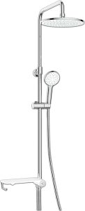 Душевая стойка Lemark LM8810C с полкой хром