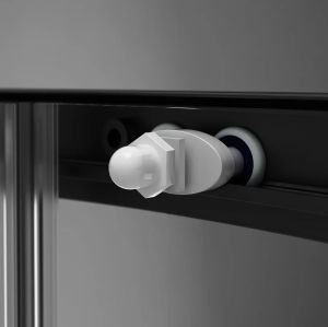 Душевой уголок AM.PM X-Joy Twin Slide 80х80 W88E-205-080BT64 профиль Черный матовый стекло прозрачное