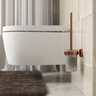 Щётка для унитаза WasserKRAFT Asphe K-77727 розовое золото