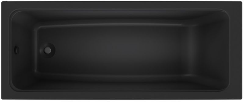 Акриловая ванна Am.Pm Gem W90A-170-070B-A 170x70см чёрный матовый