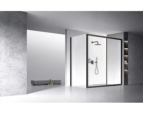 Боковая панель Veconi KP-13B, 1200х1950 , хром, стекло прозрачное Боковая панель Veconi KP-13B, 1200х1950 , хром, стекло прозрачное