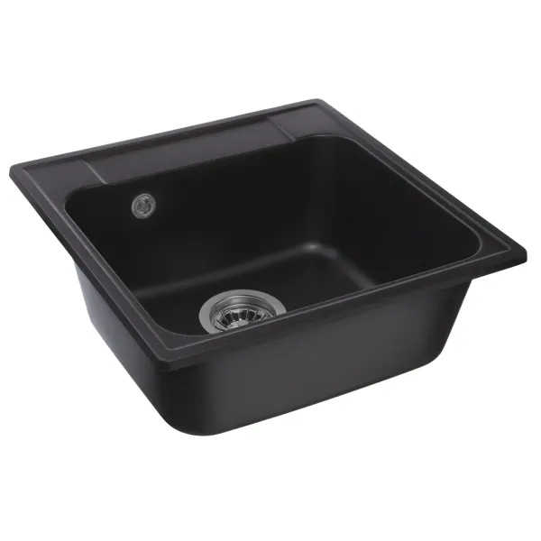 Мойка кухонная Reflexion Etude 53-BL RF0353BL черный