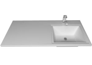 Раковина над стиральной машиной Stella Polar Мадлен SP-00001368 105см R белый