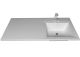 Раковина над стиральной машиной Stella Polar Мадлен SP-00001368 105см R белый