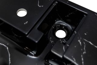 Раковина над стиральной машиной Stella Polar Солярис SP-00001404 60см чёрный мрамор Раковина над стиральной машиной Stella Polar Солярис SP-00001404 60см чёрный мрамор