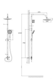 Душевой комплект RUSH Bella (BL4535-111)