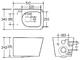 Подвесной унитаз Charus Alva Rimless EWC700-114W безободковый белый