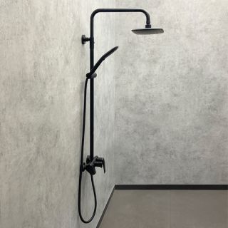 Душевая стойка Comforty чёрный матовый FF074R-CMT Душевая стойка Comforty чёрный матовый FF074R-CMT