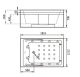Акриловая ванна Gemy G9061 K R 181x121x70 Акриловая ванна Gemy G9061 K R 181x121x70