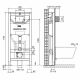 Инсталляция для унитаза Oli 120 ECO Sanitarblock pneumatic 879235pSA00 панель слива Salina хром