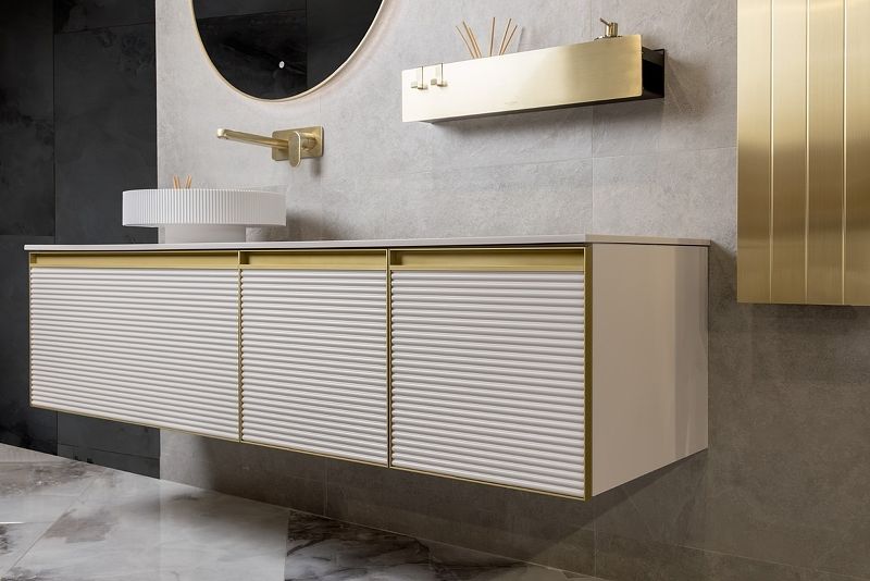 Раковина накладная Armadi Art Sole Corian 801-R-MW 40 см белый матовый