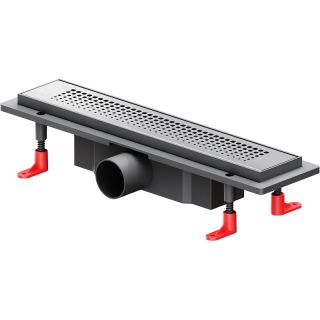 Душевой лоток AM.PM PrimeFlow 40 W02SC-P11-040-01SB с решеткой Хром матовый Cut Gradient Душевой лоток AM.PM PrimeFlow 40 W02SC-P11-040-01SB с решеткой Хром матовый Cut Gradient