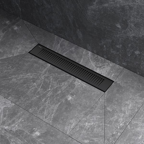 Душевой лоток AM.PM PrimeFlow 40 W02SC-P11-040-01BM с Черной матовой решеткой Cut Gradient