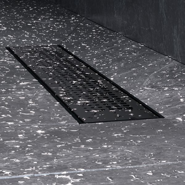 Душевой лоток AM.PM PrimeFlow 40 W02SC-P11-040-01BM с Черной матовой решеткой Cut Gradient