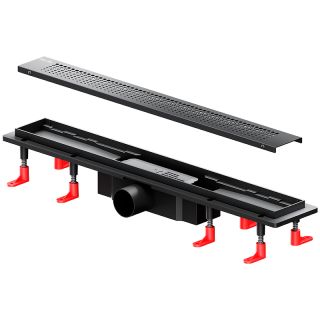 Душевой лоток AM.PM PrimeFlow 60 W02SC-P11-060-01BM с Черной матовой решеткой Cut Gradient Душевой лоток AM.PM PrimeFlow 60 W02SC-P11-060-01BM с Черной матовой решеткой Cut Gradient