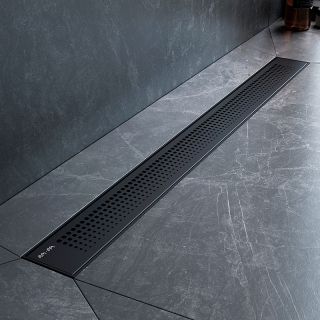 Душевой лоток AM.PM PrimeFlow 80 W02SC-P11-080-01BM с Черной матовой решеткой Cut Gradient Душевой лоток AM.PM PrimeFlow 80 W02SC-P11-080-01BM с Черной матовой решеткой Cut Gradient