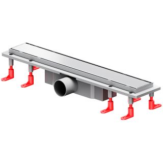 Душевой лоток AM.PM PrimeFlow 50 W02SC-U11-050-04SB с решеткой Хром матовый / под плитку Tile Душевой лоток AM.PM PrimeFlow 50 W02SC-U11-050-04SB с решеткой Хром матовый / под плитку Tile