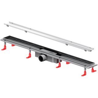 Душевой лоток AM.PM PrimeFlow 90 W02SC-U11-090-04SB с решеткой Хром матовый / под плитку Tile Душевой лоток AM.PM PrimeFlow 90 W02SC-U11-090-04SB с решеткой Хром матовый / под плитку Tile