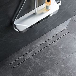 Душевой лоток AM.PM PrimeFlow 90 W02SC-U11-090-04SB с решеткой Хром матовый / под плитку Tile Душевой лоток AM.PM PrimeFlow 90 W02SC-U11-090-04SB с решеткой Хром матовый / под плитку Tile