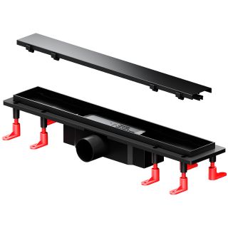 Душевой лоток AM.PM PrimeFlow 50 W02SC-U11-050-04BM с Черной матовой решеткой / под плитку Tile Душевой лоток AM.PM PrimeFlow 50 W02SC-U11-050-04BM с Черной матовой решеткой / под плитку Tile