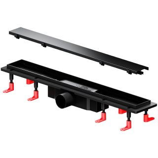 Душевой лоток AM.PM PrimeFlow 60 W02SC-U11-060-04BM с Черной матовой решеткой / под плитку Tile Душевой лоток AM.PM PrimeFlow 60 W02SC-U11-060-04BM с Черной матовой решеткой / под плитку Tile