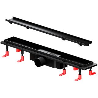 Душевой лоток AM.PM PrimeFlow 60 W02SC-U11-060-04BM с Черной матовой решеткой / под плитку Tile Душевой лоток AM.PM PrimeFlow 60 W02SC-U11-060-04BM с Черной матовой решеткой / под плитку Tile