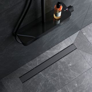 Душевой лоток AM.PM PrimeFlow 70 W02SC-U11-070-04BM с Черной матовой решеткой / под плитку Tile Душевой лоток AM.PM PrimeFlow 70 W02SC-U11-070-04BM с Черной матовой решеткой / под плитку Tile
