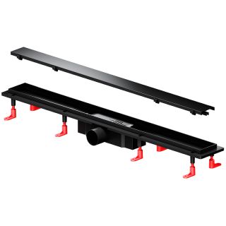 Душевой лоток AM.PM PrimeFlow 80 W02SC-U11-080-04BM с Черной матовой решеткой / под плитку Tile Душевой лоток AM.PM PrimeFlow 80 W02SC-U11-080-04BM с Черной матовой решеткой / под плитку Tile