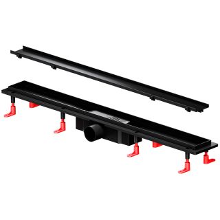 Душевой лоток AM.PM PrimeFlow 80 W02SC-U11-080-04BM с Черной матовой решеткой / под плитку Tile Душевой лоток AM.PM PrimeFlow 80 W02SC-U11-080-04BM с Черной матовой решеткой / под плитку Tile