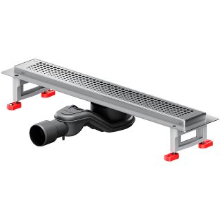 Душевой лоток AM.PM MasterFlow 50 W01SC-P11-050-01SB с решеткой Хром матовый Cut Gradient Душевой лоток AM.PM MasterFlow 50 W01SC-P11-050-01SB с решеткой Хром матовый Cut Gradient