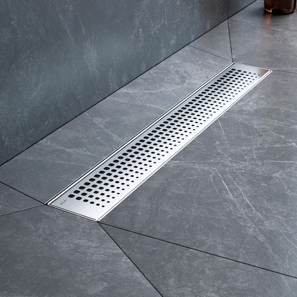 Душевой лоток AM.PM MasterFlow 50 W01SC-P11-050-01SB с решеткой Хром матовый Cut Gradient