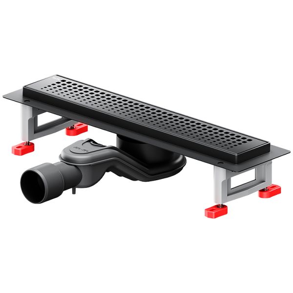 Душевой лоток AM.PM MasterFlow 40 W01SC-P11-040-01BM с Черной матовой решеткой Cut Gradient