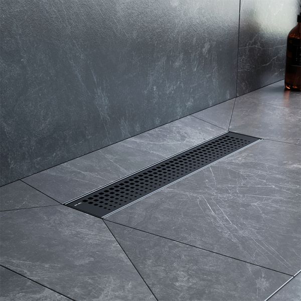 Душевой лоток AM.PM MasterFlow 40 W01SC-P11-040-01BM с Черной матовой решеткой Cut Gradient