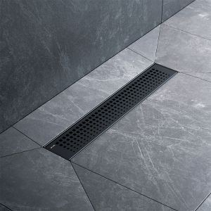 Душевой лоток AM.PM MasterFlow 40 W01SC-P11-040-01BM с Черной матовой решеткой Cut Gradient