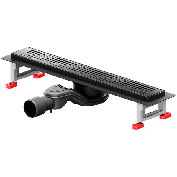 Душевой лоток AM.PM MasterFlow 50 W01SC-P11-050-01BM с Черной матовой решеткой Cut Gradient