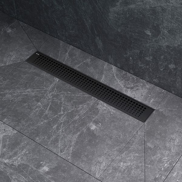 Душевой лоток AM.PM MasterFlow 50 W01SC-P11-050-01BM с Черной матовой решеткой Cut Gradient