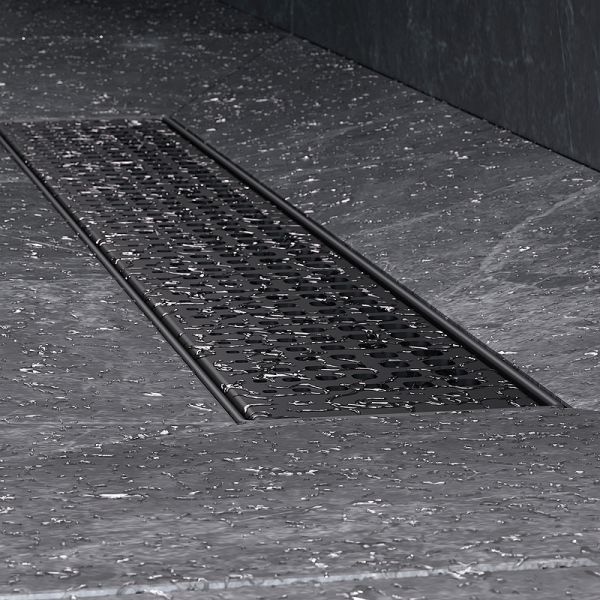 Душевой лоток AM.PM MasterFlow 50 W01SC-P11-050-01BM с Черной матовой решеткой Cut Gradient