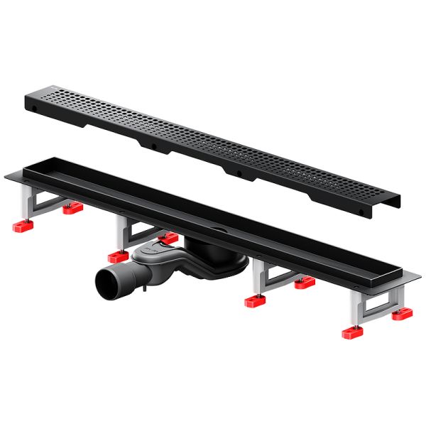 Душевой лоток AM.PM MasterFlow 70 W01SC-P11-070-01BM с Черной матовой решеткой Cut Gradient