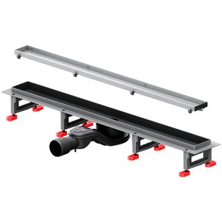 Душевой лоток AM.PM MasterFlow 70 W01SC-U11-070-04SB с решеткой Хром матовый / под плитку Tile Душевой лоток AM.PM MasterFlow 70 W01SC-U11-070-04SB с решеткой Хром матовый / под плитку Tile