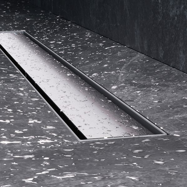 Душевой лоток AM.PM MasterFlow 70 W01SC-U11-070-04SB с решеткой Хром матовый / под плитку Tile