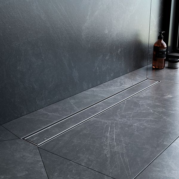 Душевой лоток AM.PM MasterFlow 70 W01SC-U11-070-04SB с решеткой Хром матовый / под плитку Tile