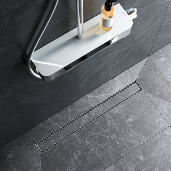 Душевой лоток AM.PM MasterFlow 70 W01SC-U11-070-04SB с решеткой Хром матовый / под плитку Tile