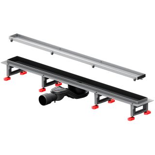 Душевой лоток AM.PM MasterFlow 80 W01SC-U11-080-04SB с решеткой Хром матовый / под плитку Tile Душевой лоток AM.PM MasterFlow 80 W01SC-U11-080-04SB с решеткой Хром матовый / под плитку Tile