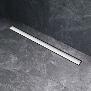 Душевой лоток AM.PM MasterFlow 90 W01SC-U11-090-04SB с решеткой Хром матовый / под плитку Tile