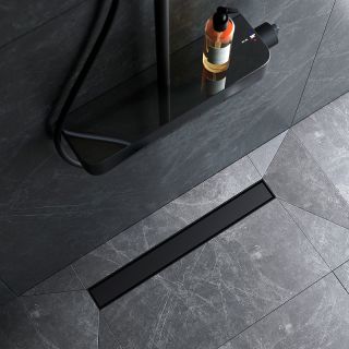 Душевой лоток AM.PM MasterFlow 60 W01SC-U11-060-04BM с Черной матовой решеткой / под плитку Tile Душевой лоток AM.PM MasterFlow 60 W01SC-U11-060-04BM с Черной матовой решеткой / под плитку Tile